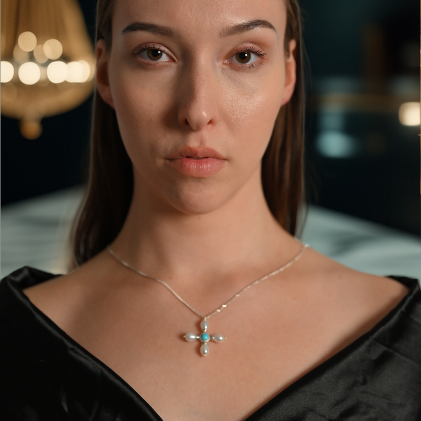 Byzantine Cross Necklace