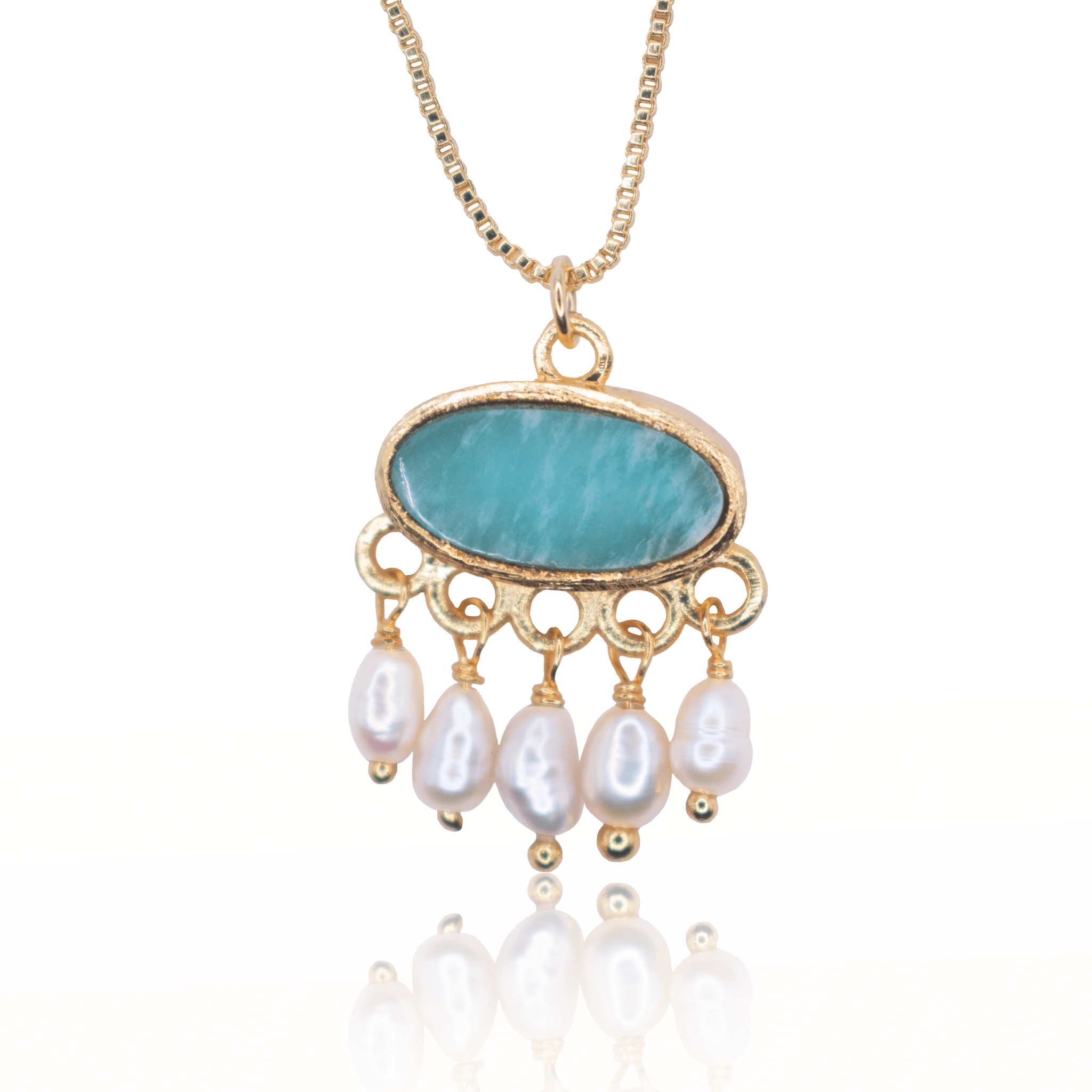 Amazonite Inner Journey Necklace - BOA PALACE