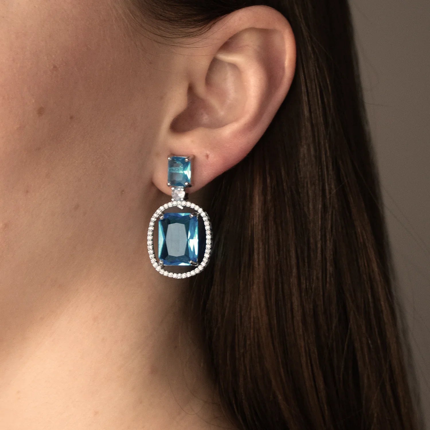 Blue Depth Earring - BOA PALACE