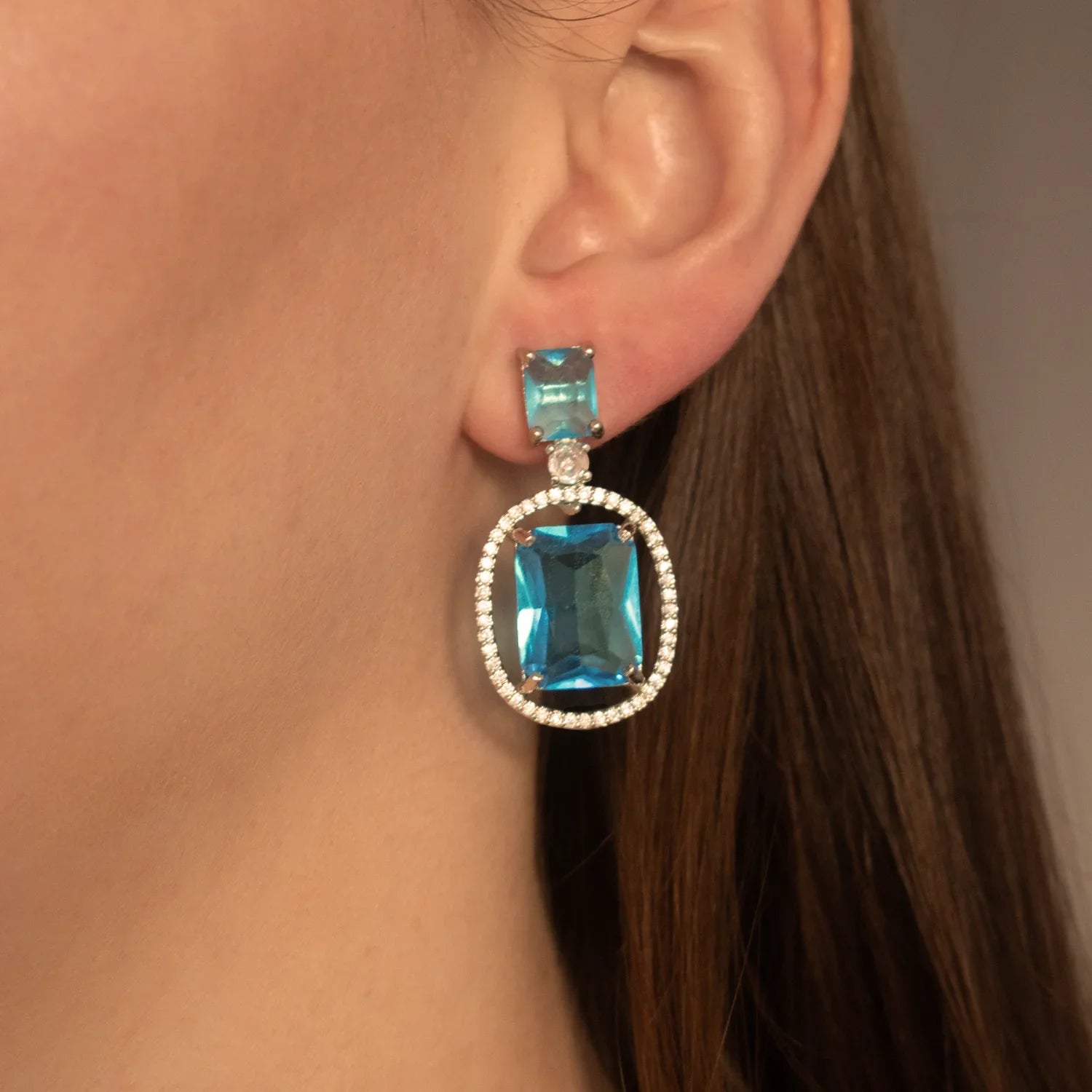 Blue Depth Earring - BOA PALACE