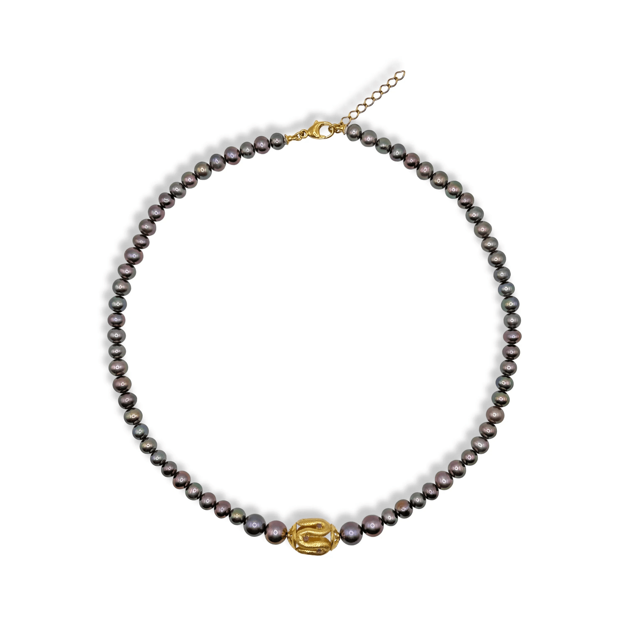 Choker With a Snake Charm - BOA PALACE