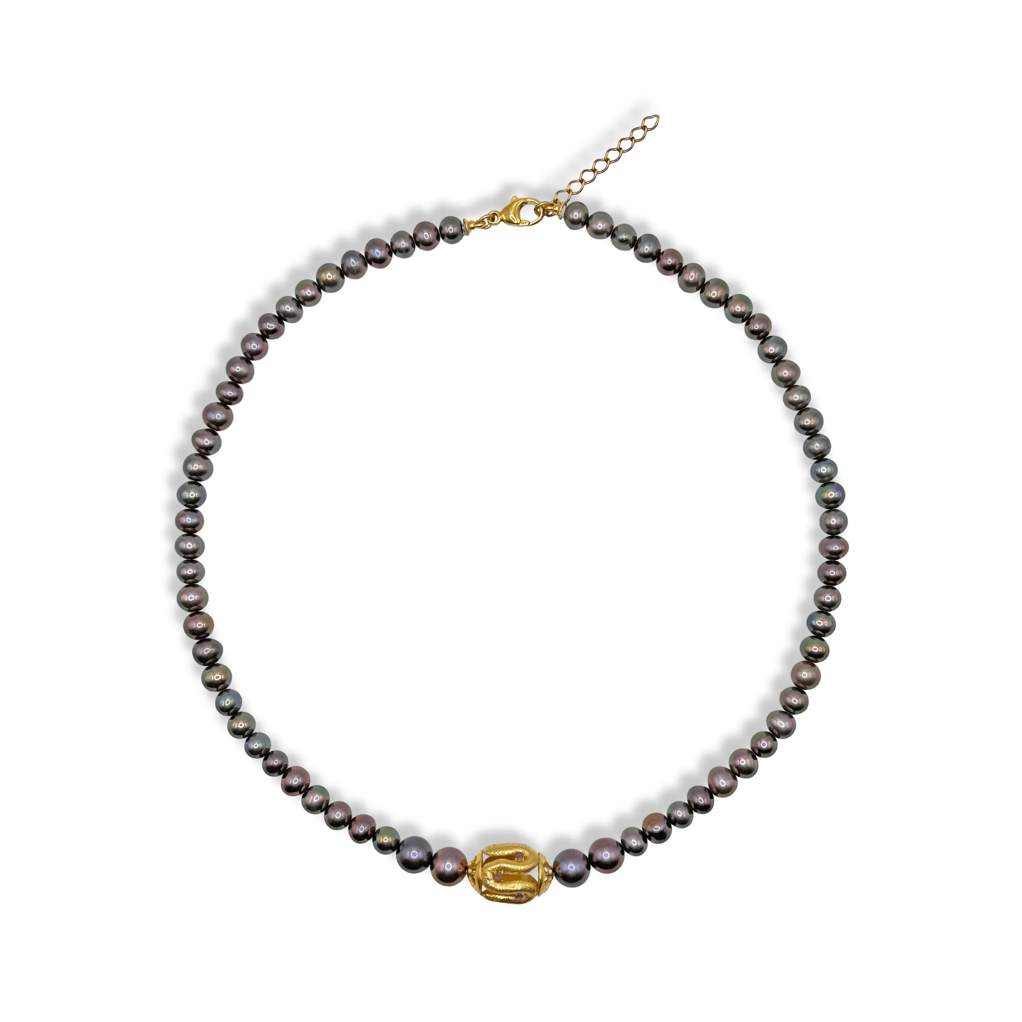 Choker With a Snake Charm - BOA PALACE