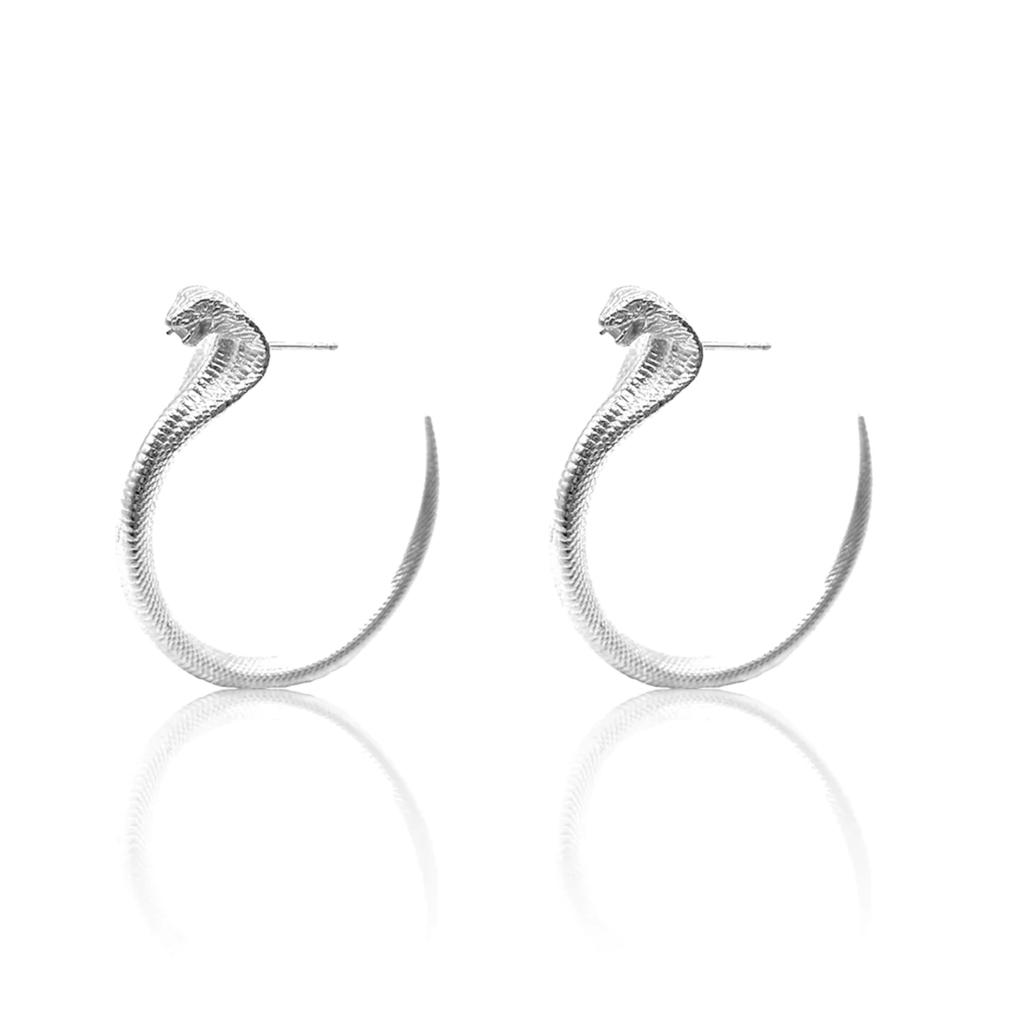 Cobra Earrings With Stone - BOA PALACE