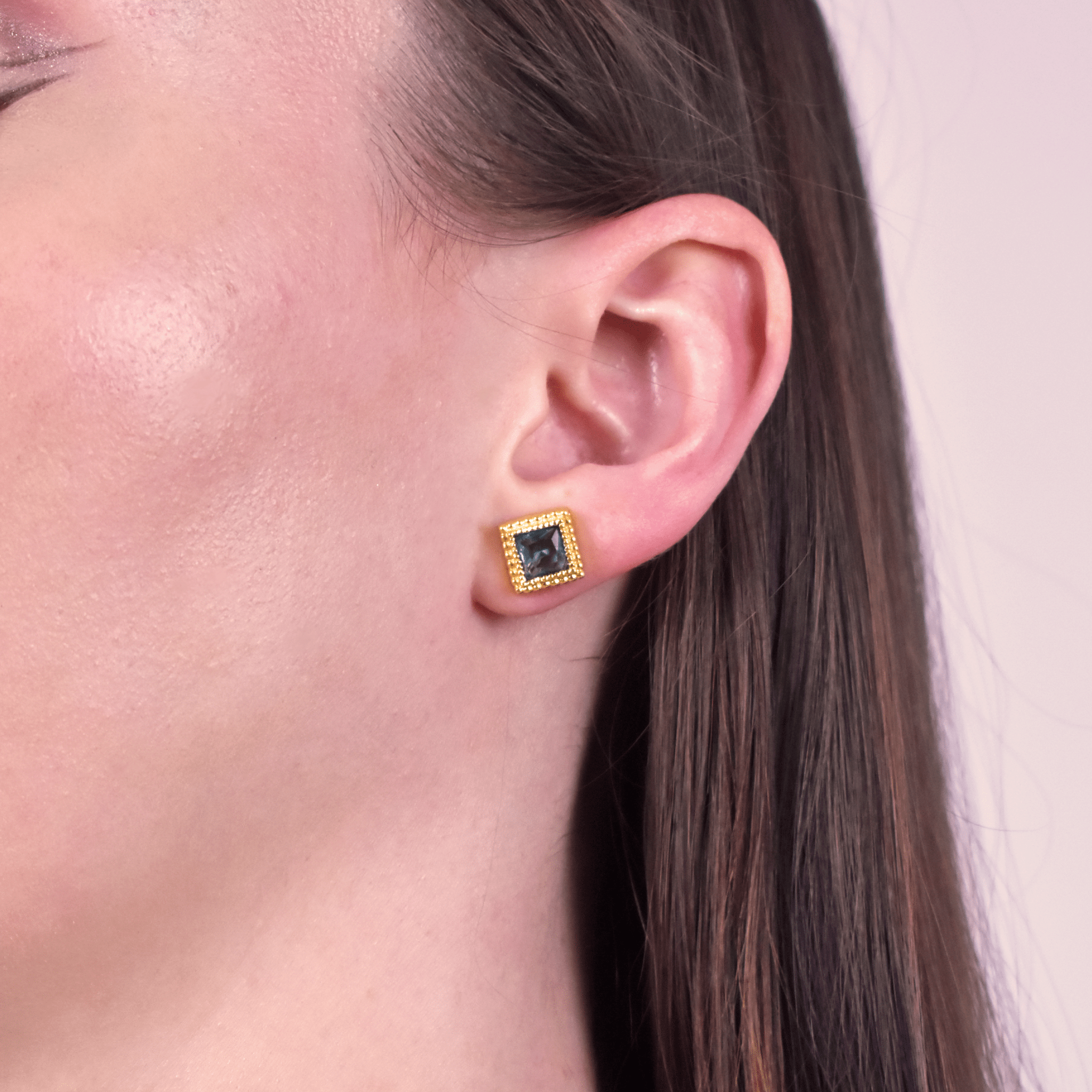 Etruscan Tessera Earrings - BOA PALACE