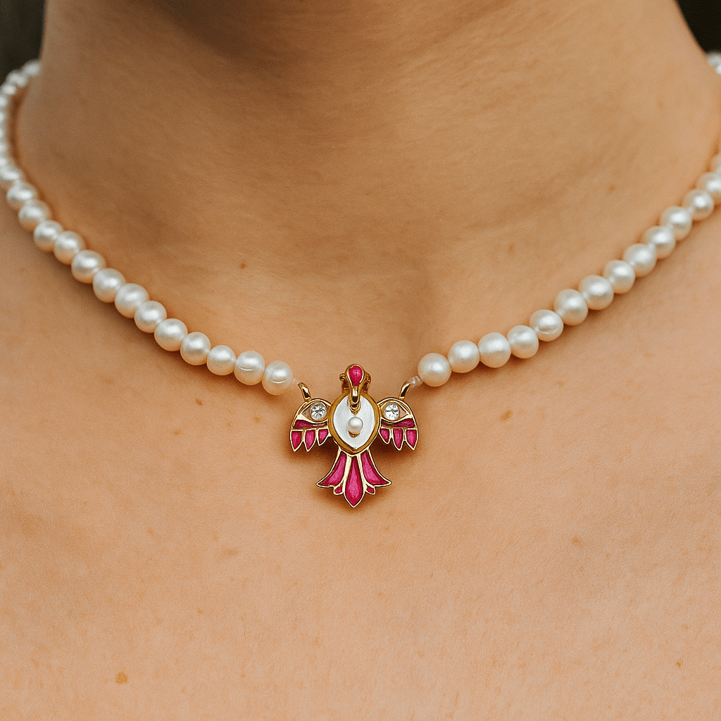 Jahanara Dove Choker - BOA PALACE