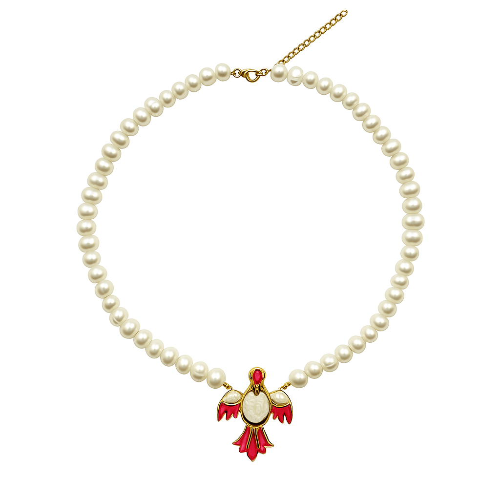 Jahanara Dove Choker - BOA PALACE
