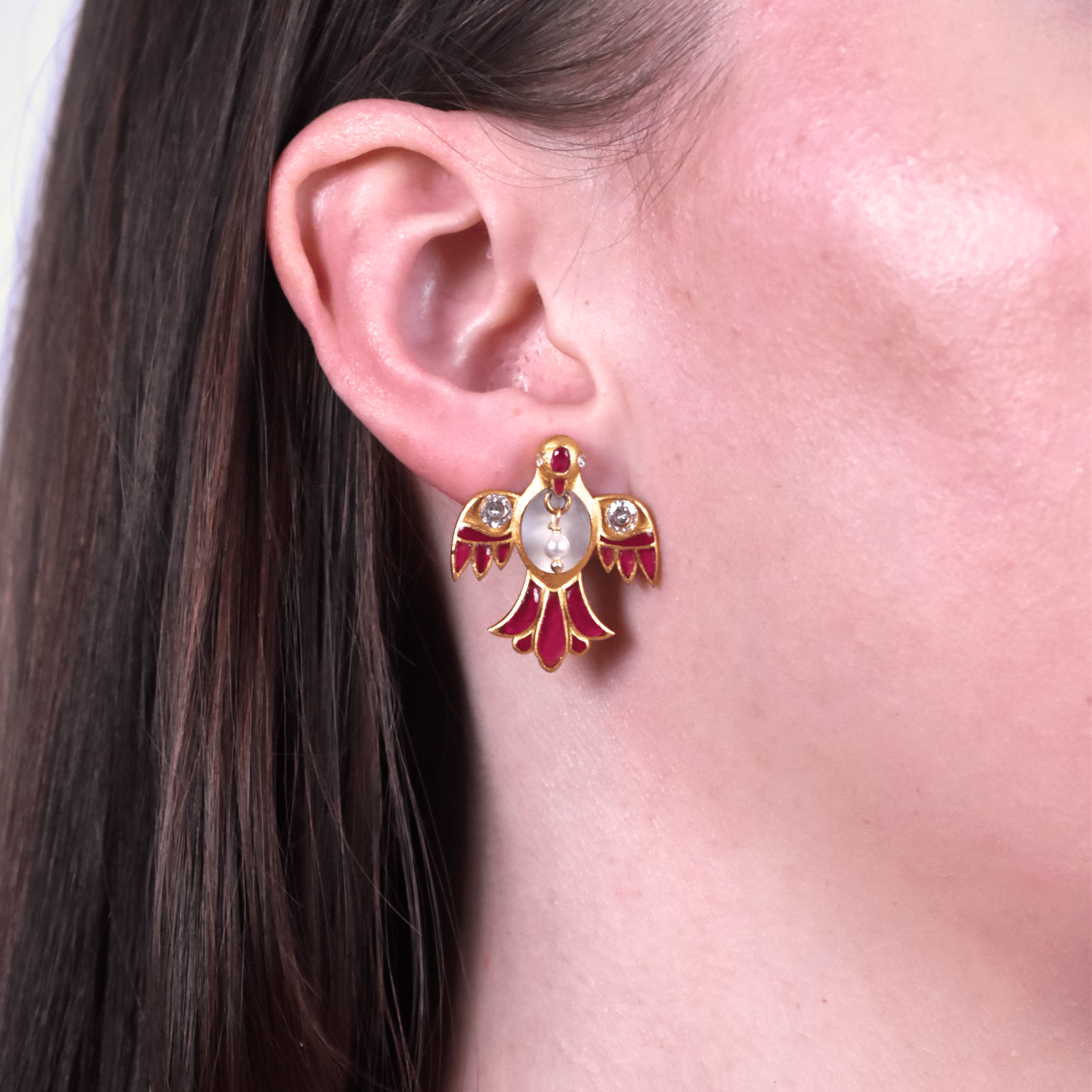 Jahanara Dove Earrings - BOA PALACE