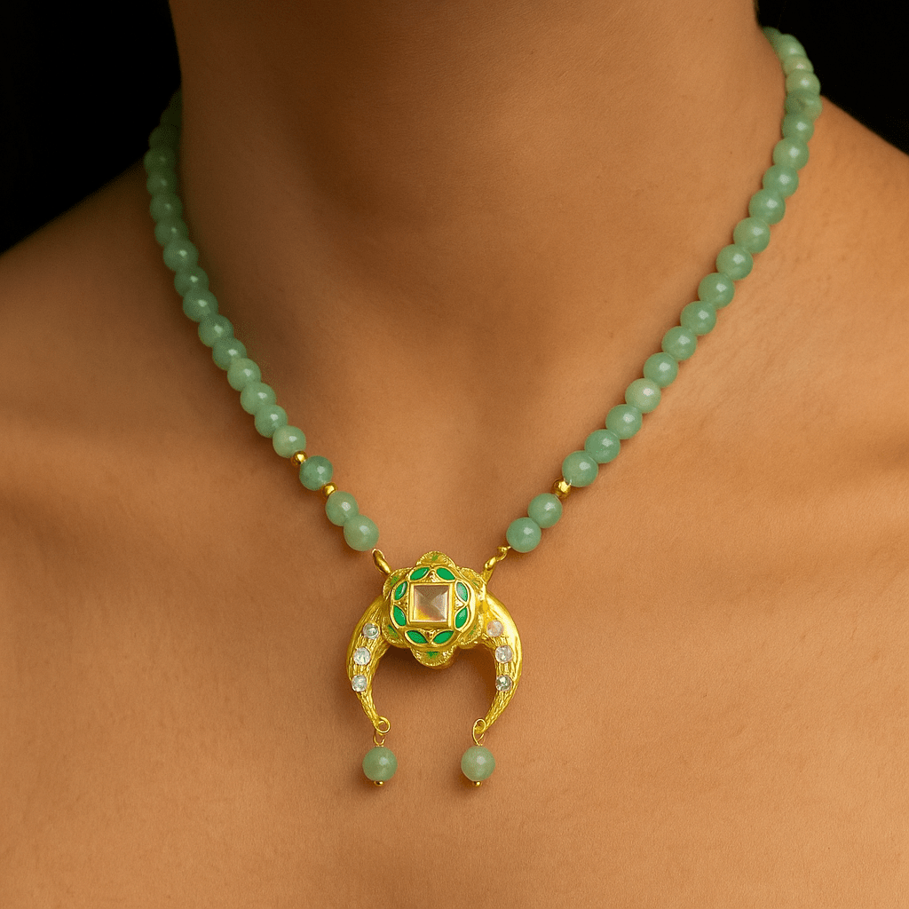 Persian Isfahan Moon Necklace - BOA PALACE