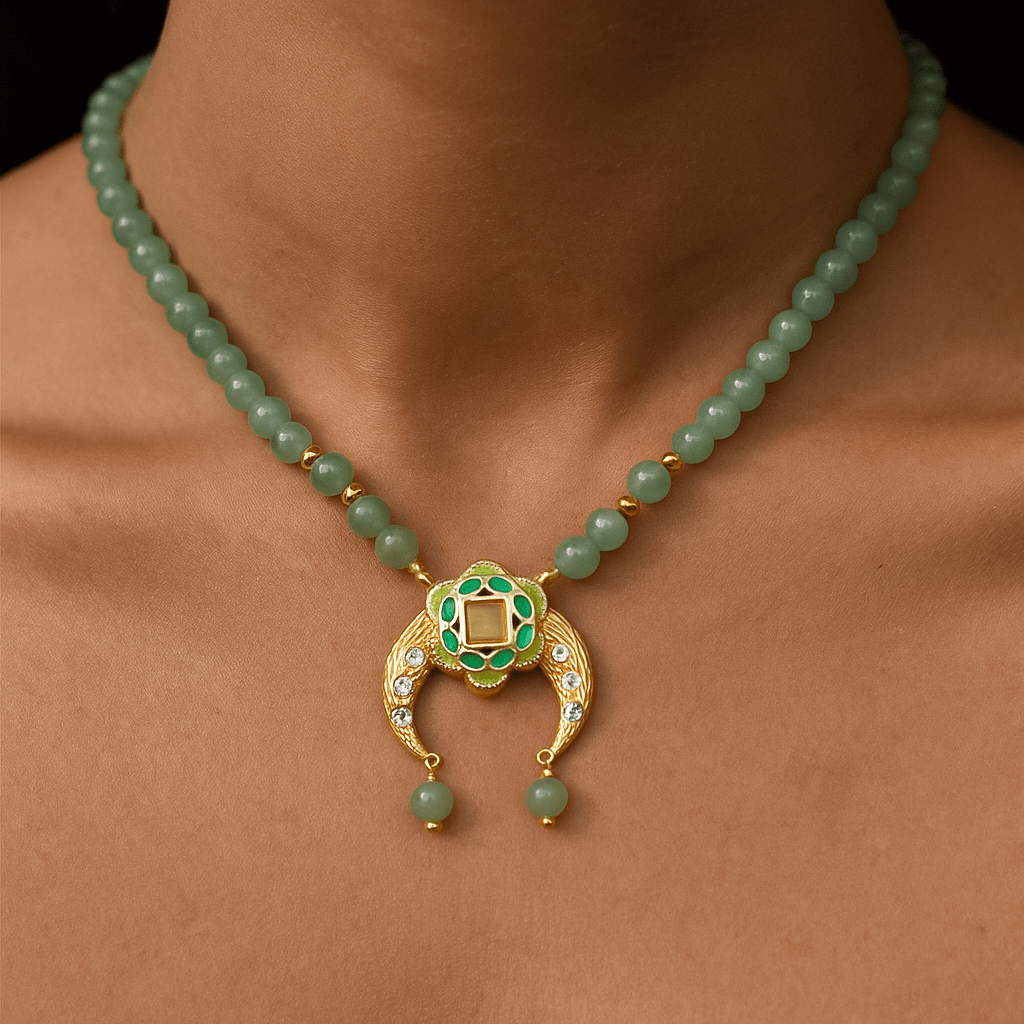 Persian Isfahan Moon Necklace - BOA PALACE
