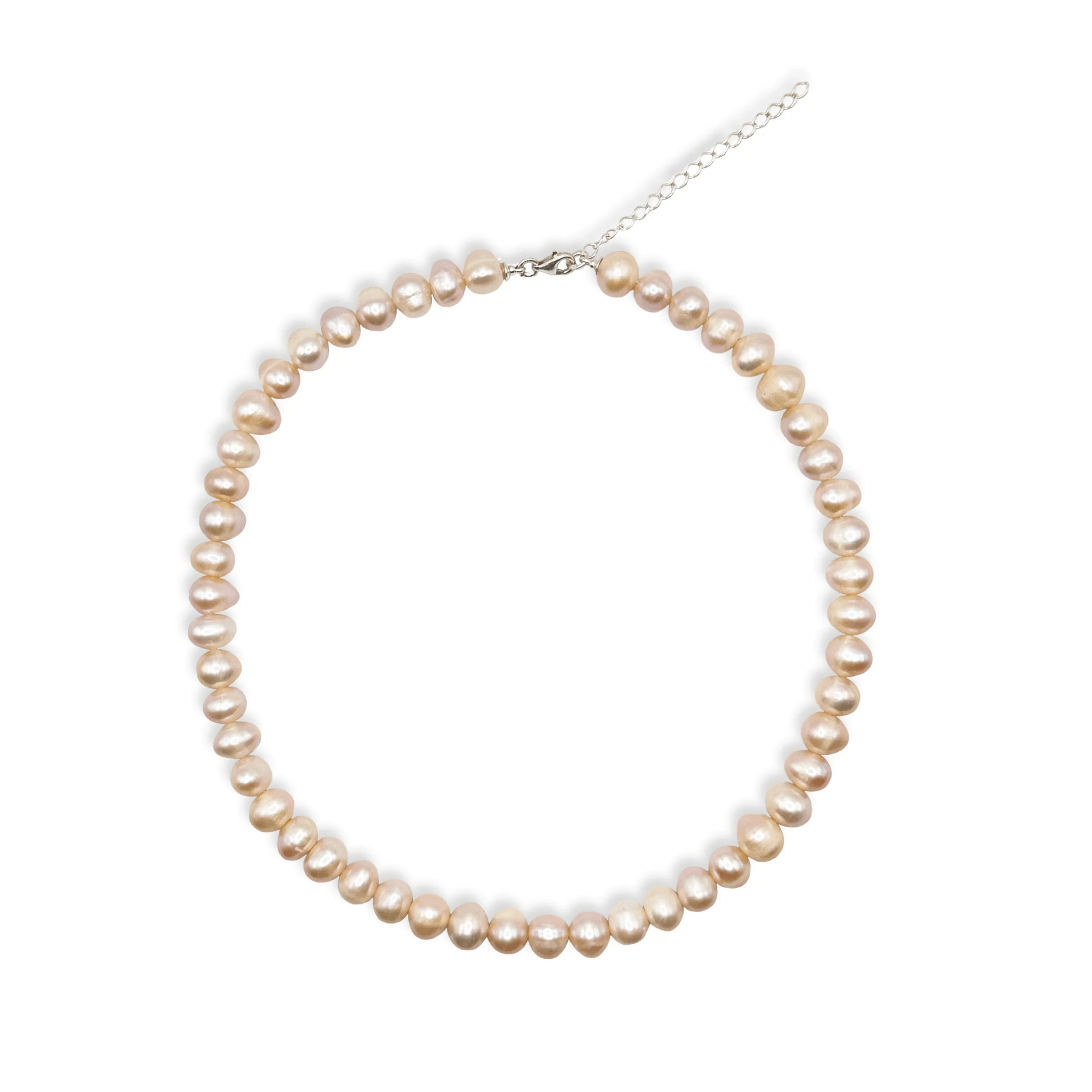 Pink Pearls Choker - BOA PALACE
