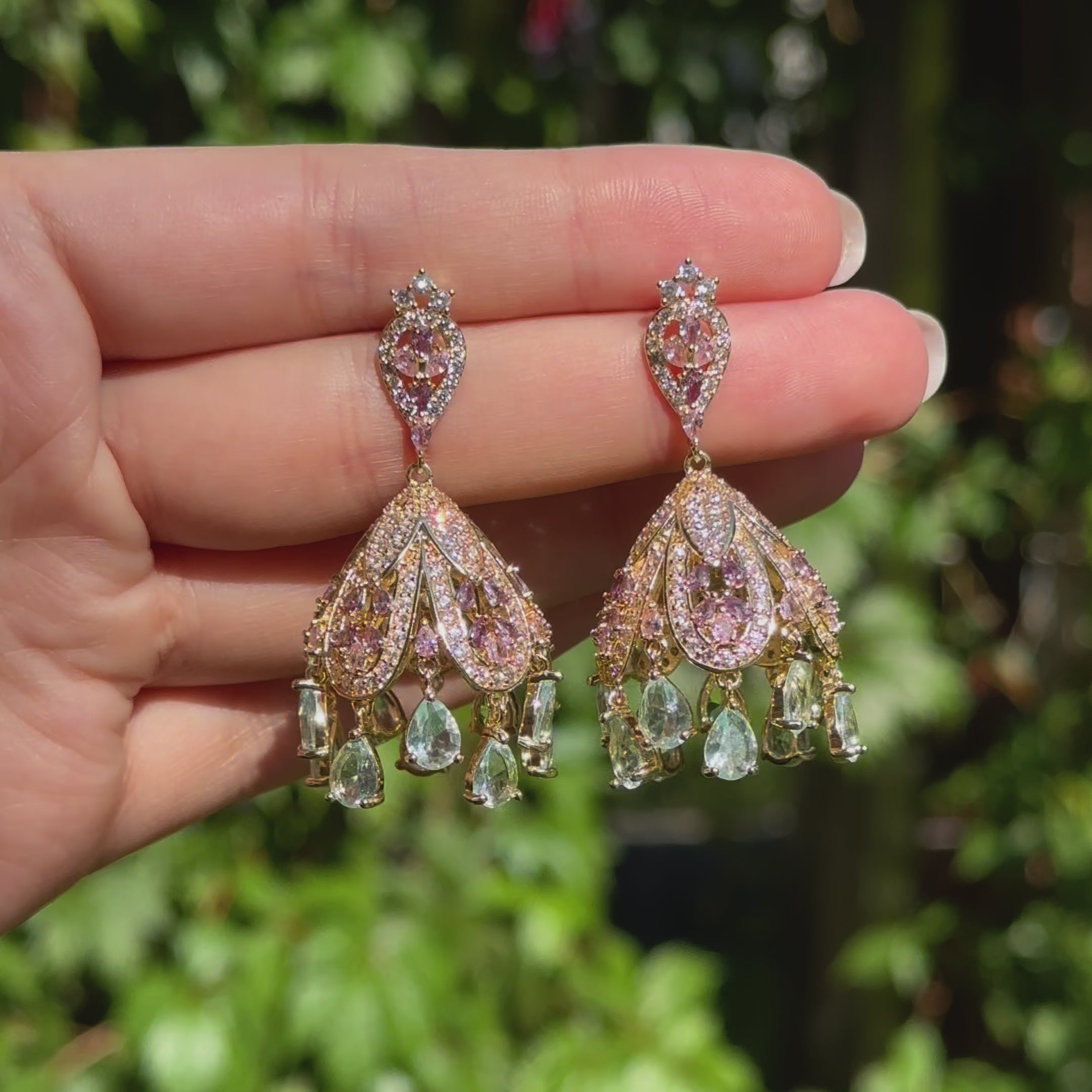 Boucles d'oreilles Babylon Garden