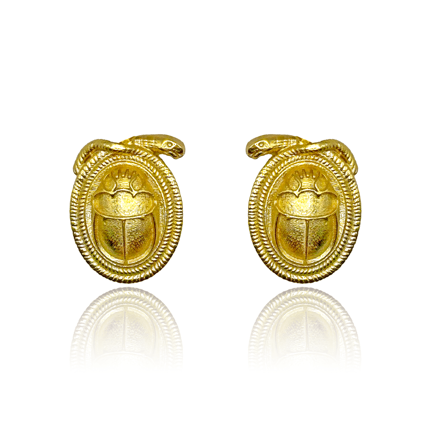 Scarab & Snake Earrings - BOA PALACE