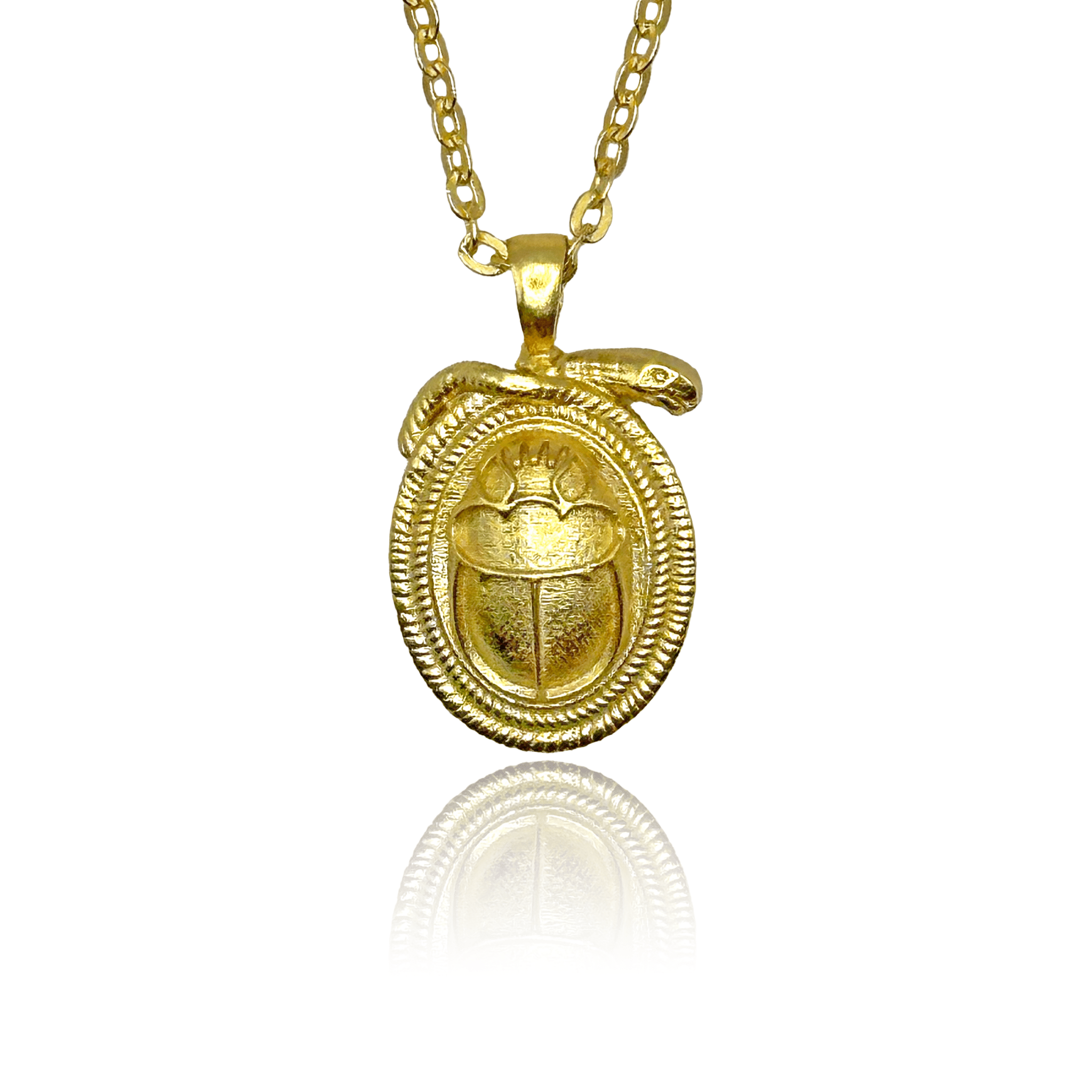 Scarab & Snake Necklace - BOA PALACE