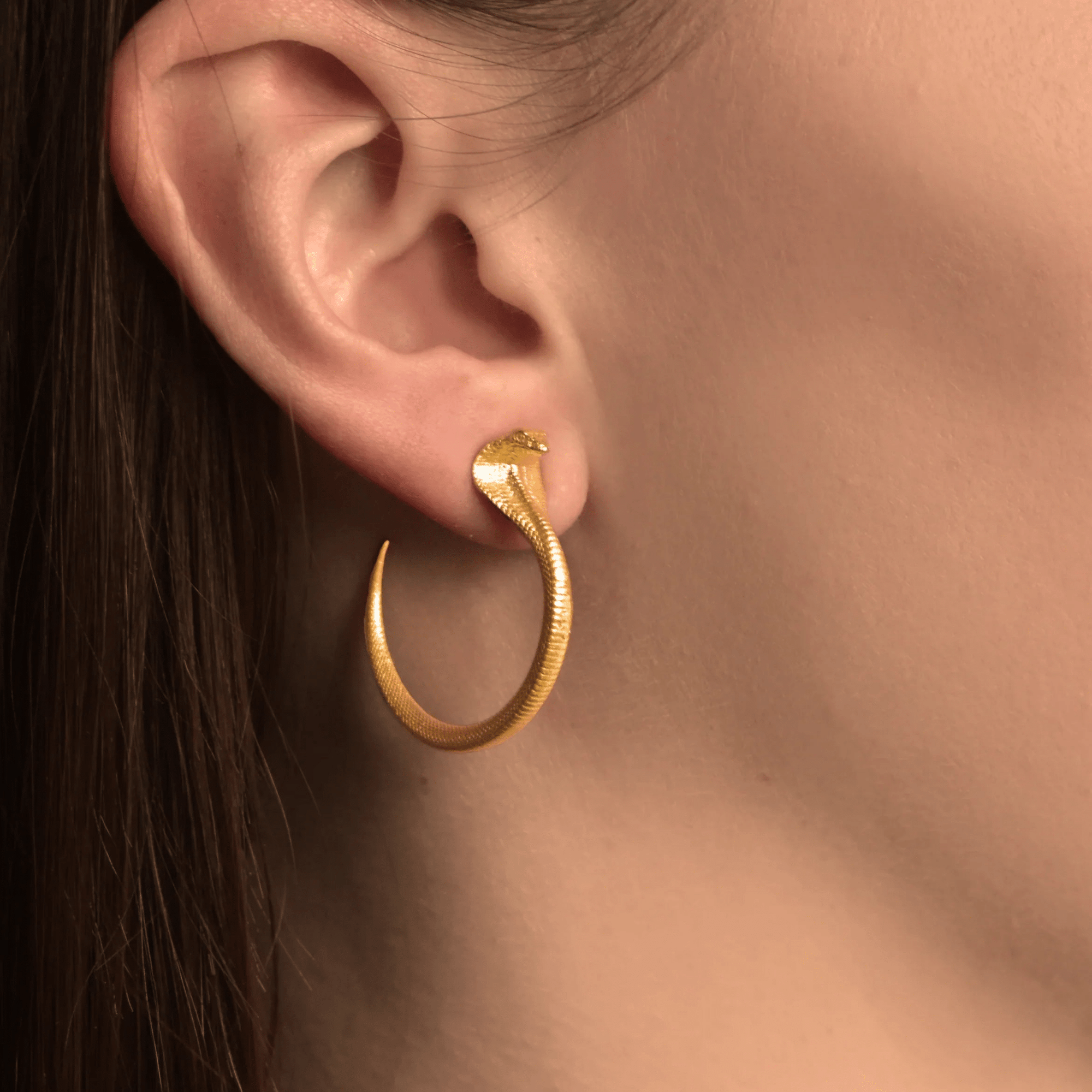 Small Cobra Earrings - BOA PALACE