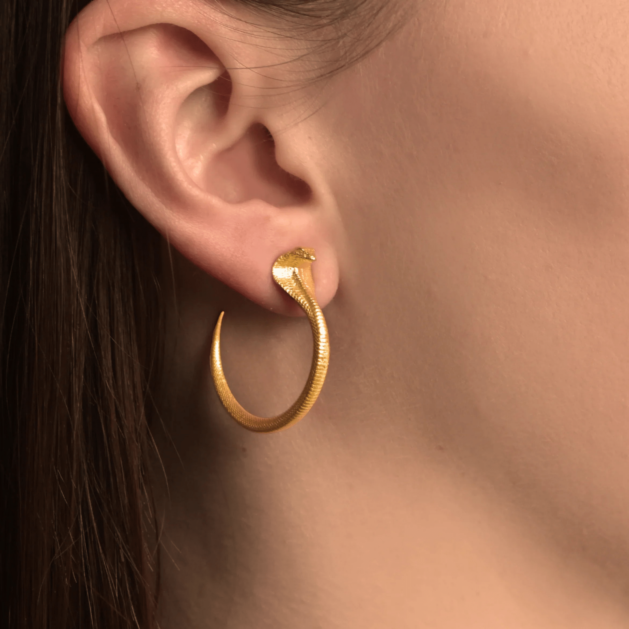 Small Cobra Earrings - BOA PALACE