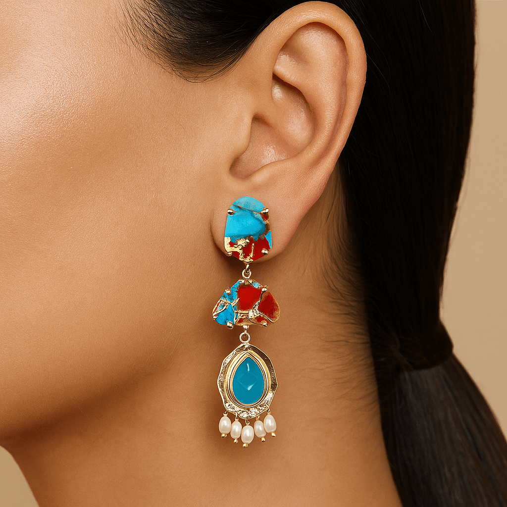 Aegean Whisper Earrings - BOA PALACE