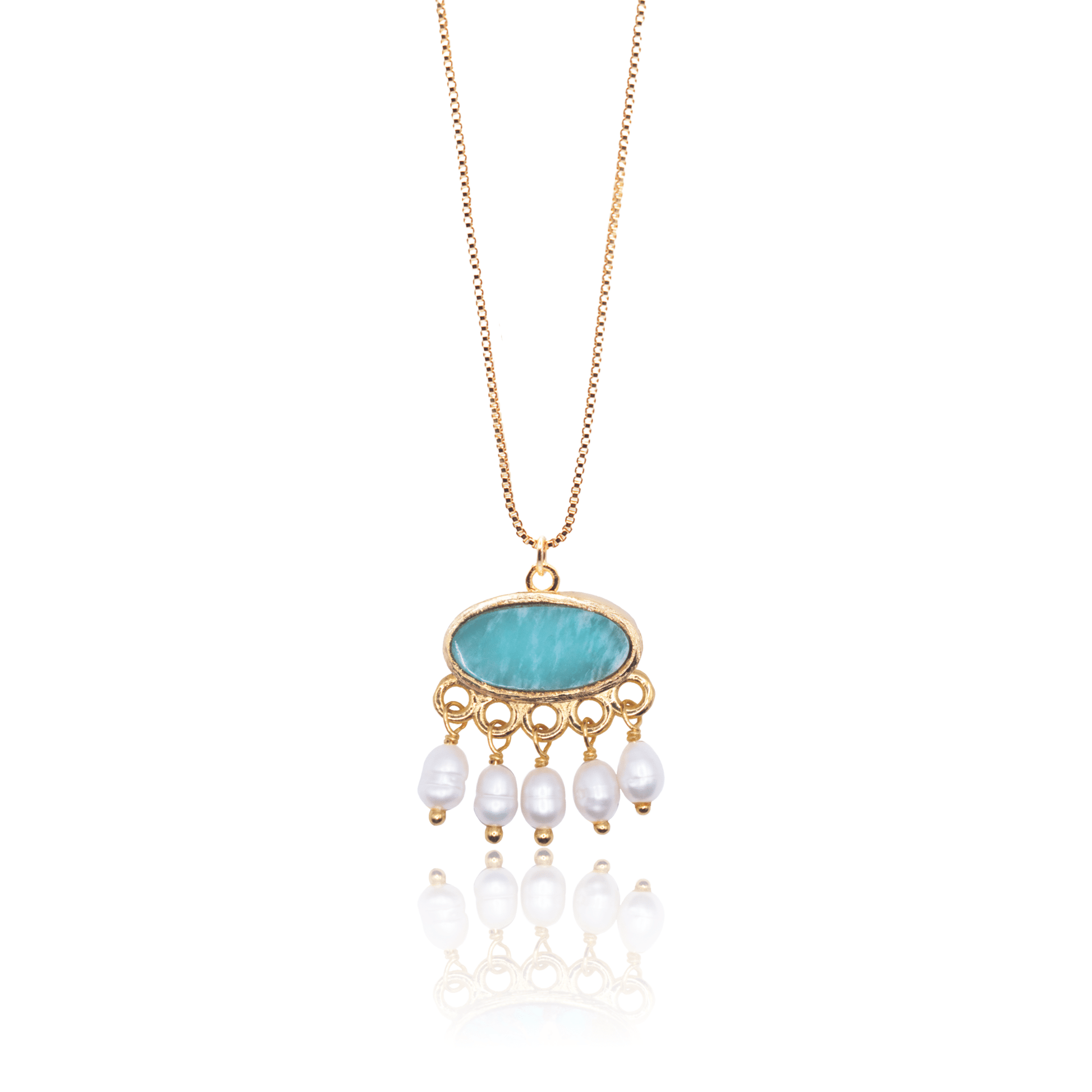 Amazonite Inner Journey Necklace - BOA PALACE