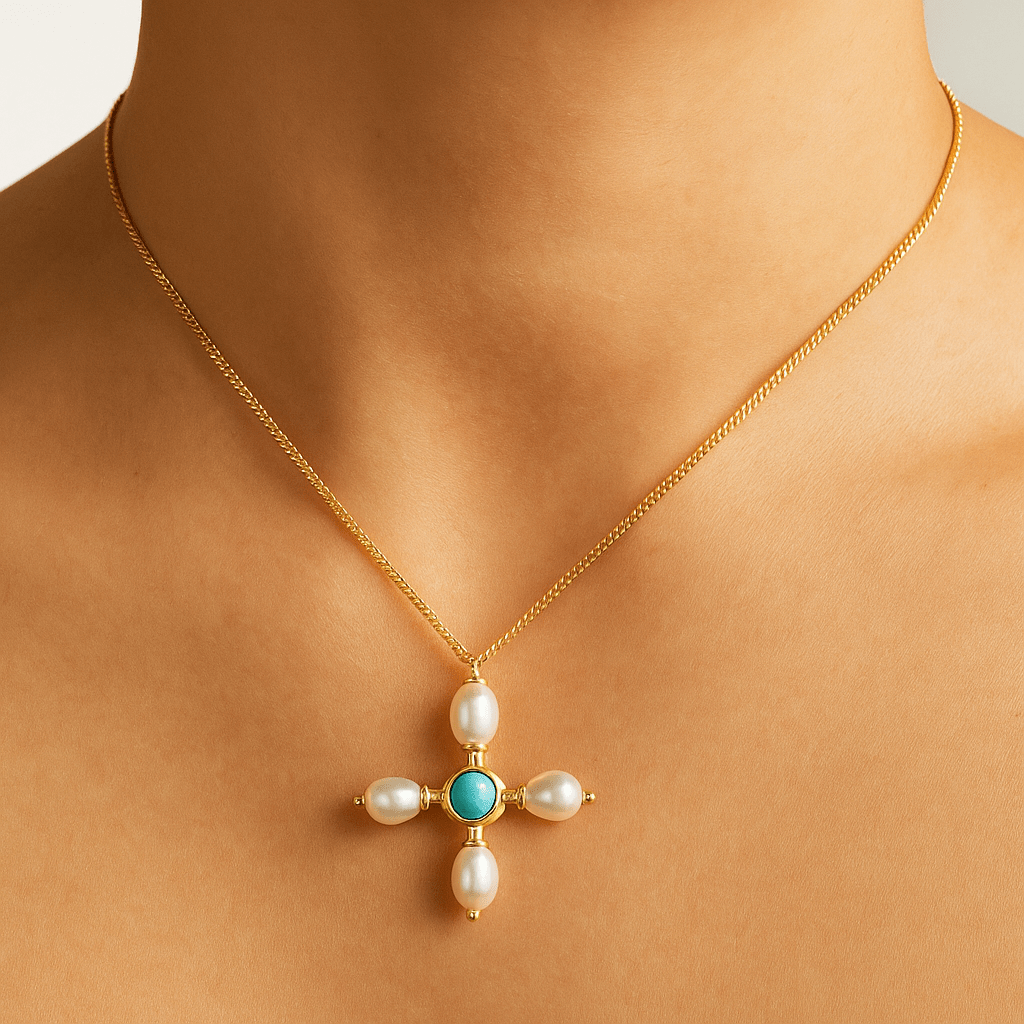 Byzantine Cross Necklace - BOA PALACE
