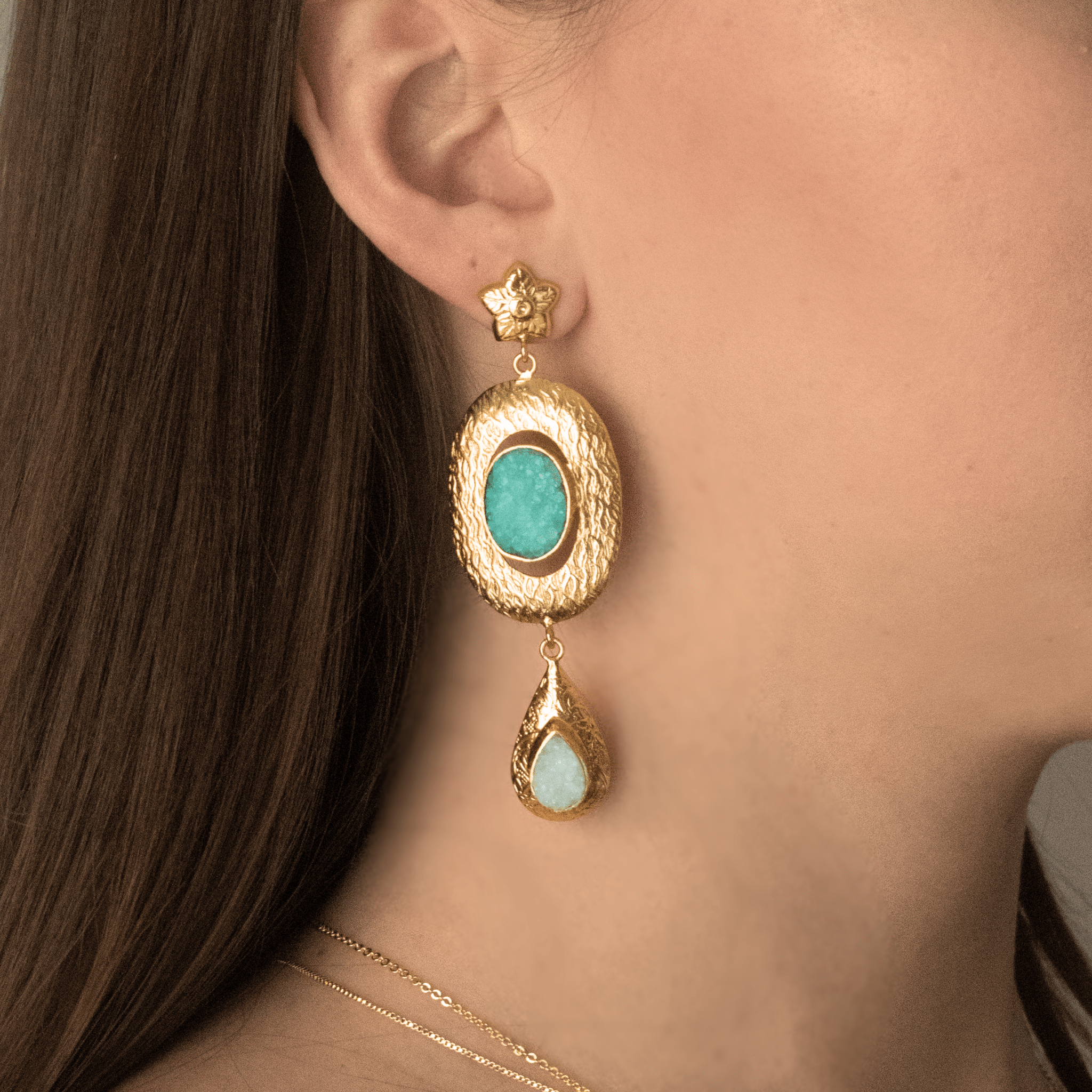 Celeste Byzantium Earrings - BOA PALACE