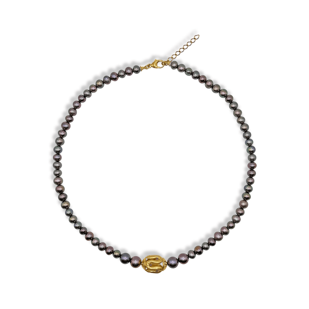 Choker With a Snake Charm - BOA PALACE