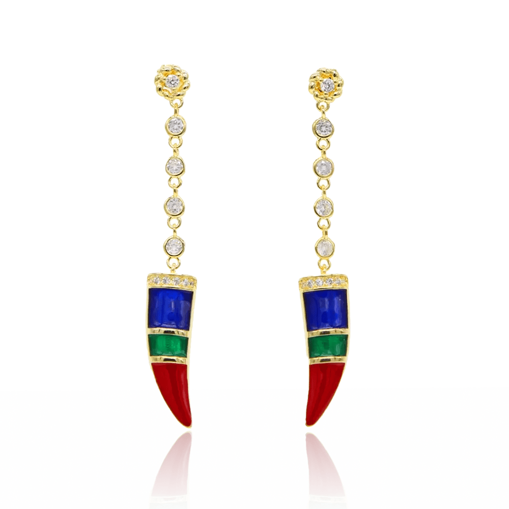 Cornicello Royale Earrings - BOA PALACE