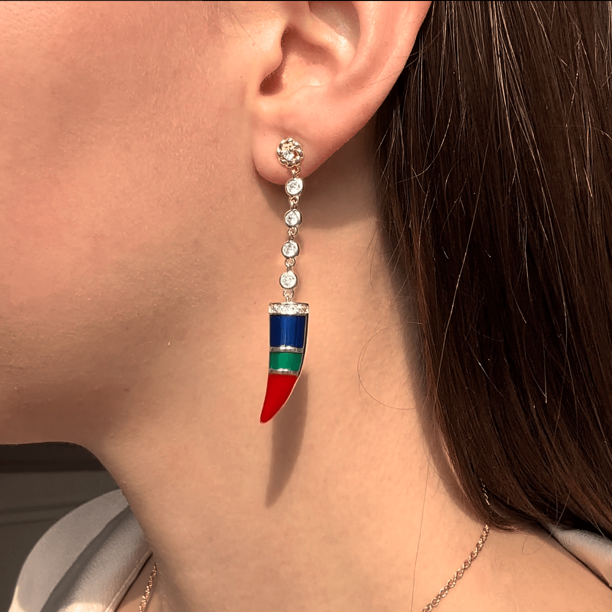 Cornicello Royale Earrings - BOA PALACE
