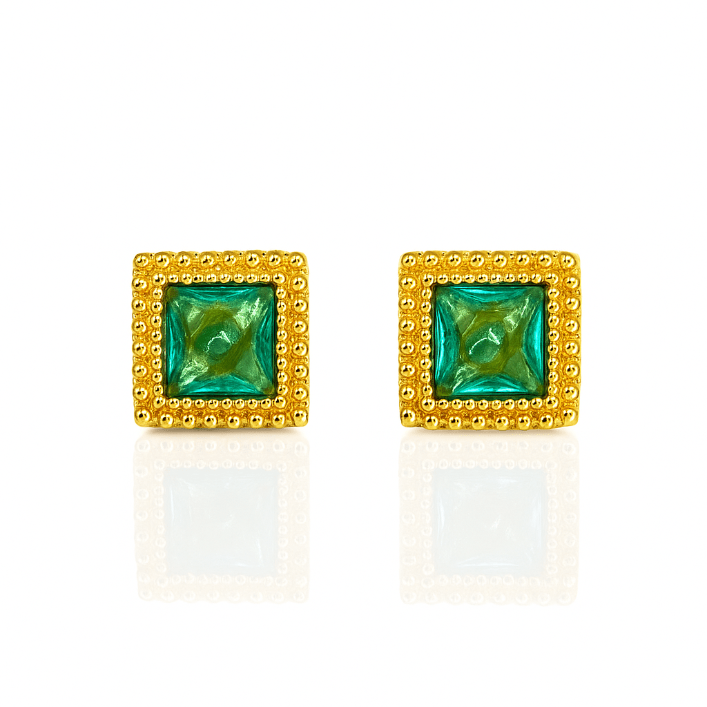 Etruscan Tessera Earrings - BOA PALACE