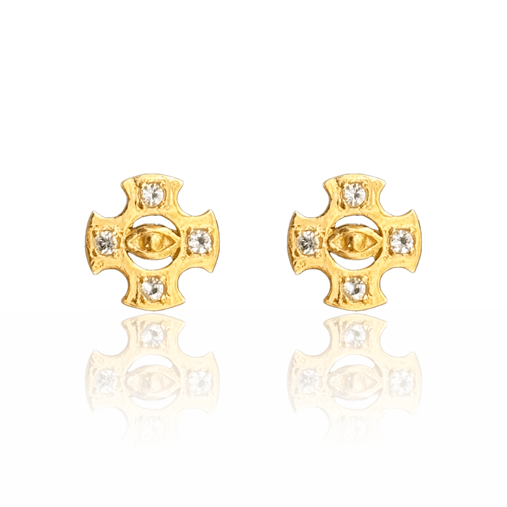 Eye of Providence Earrings | Gold - BOA PALACE