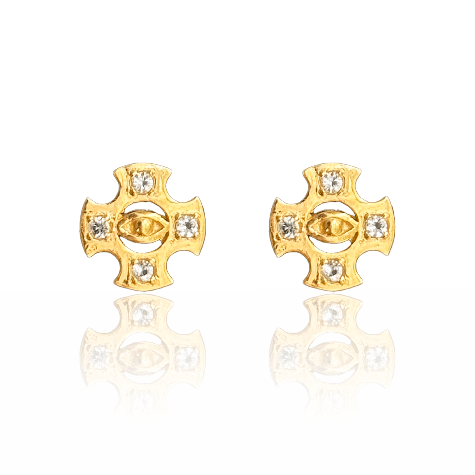 Eye of Providence Earrings | Gold - BOA PALACE