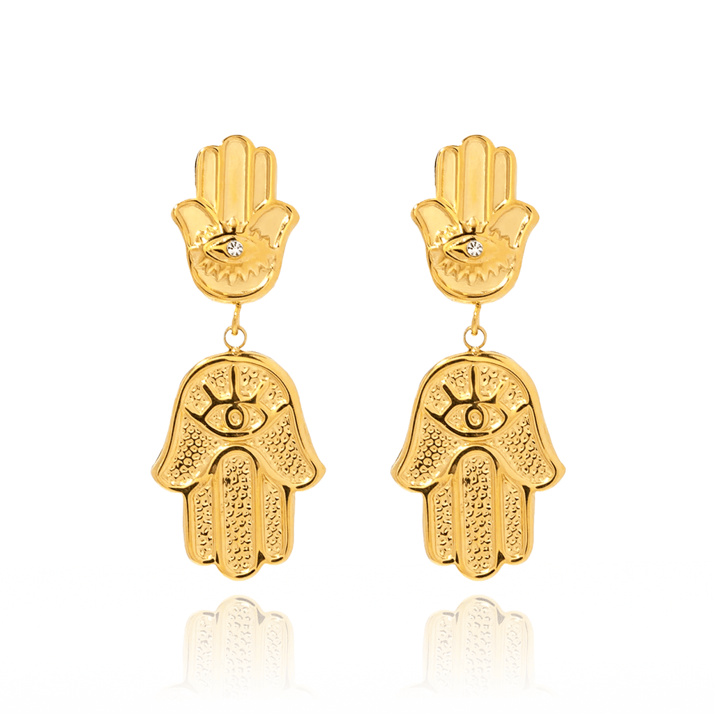 Hamsa Vision Earrings - BOA PALACE