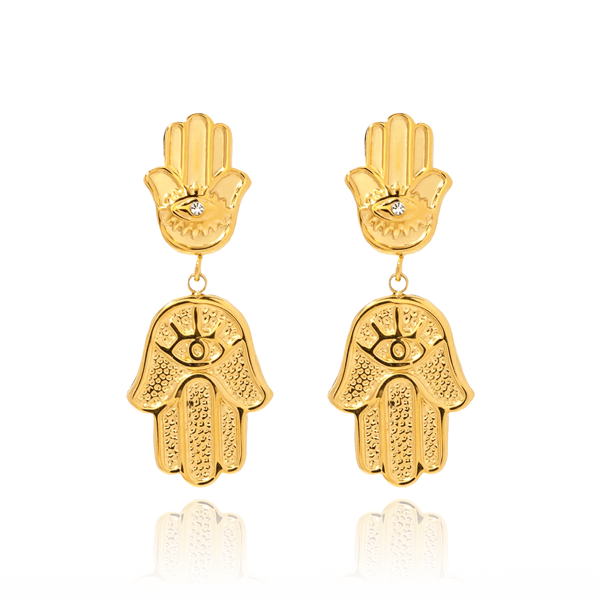 Hamsa Vision Earrings - BOA PALACE