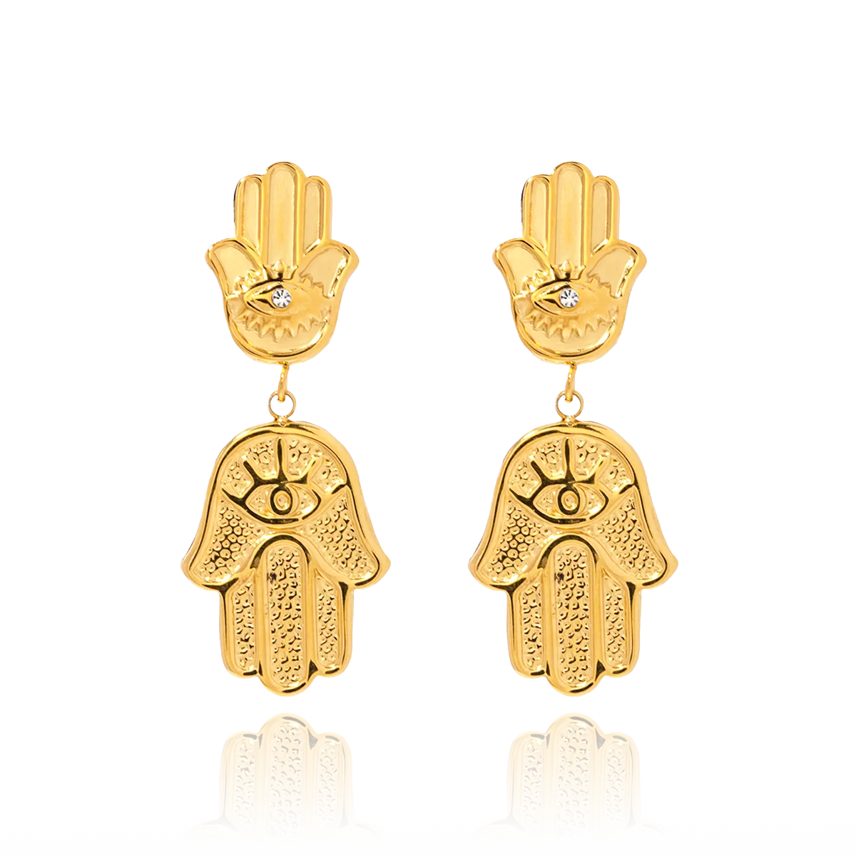 Boucles d'oreilles Hamsa Vision
