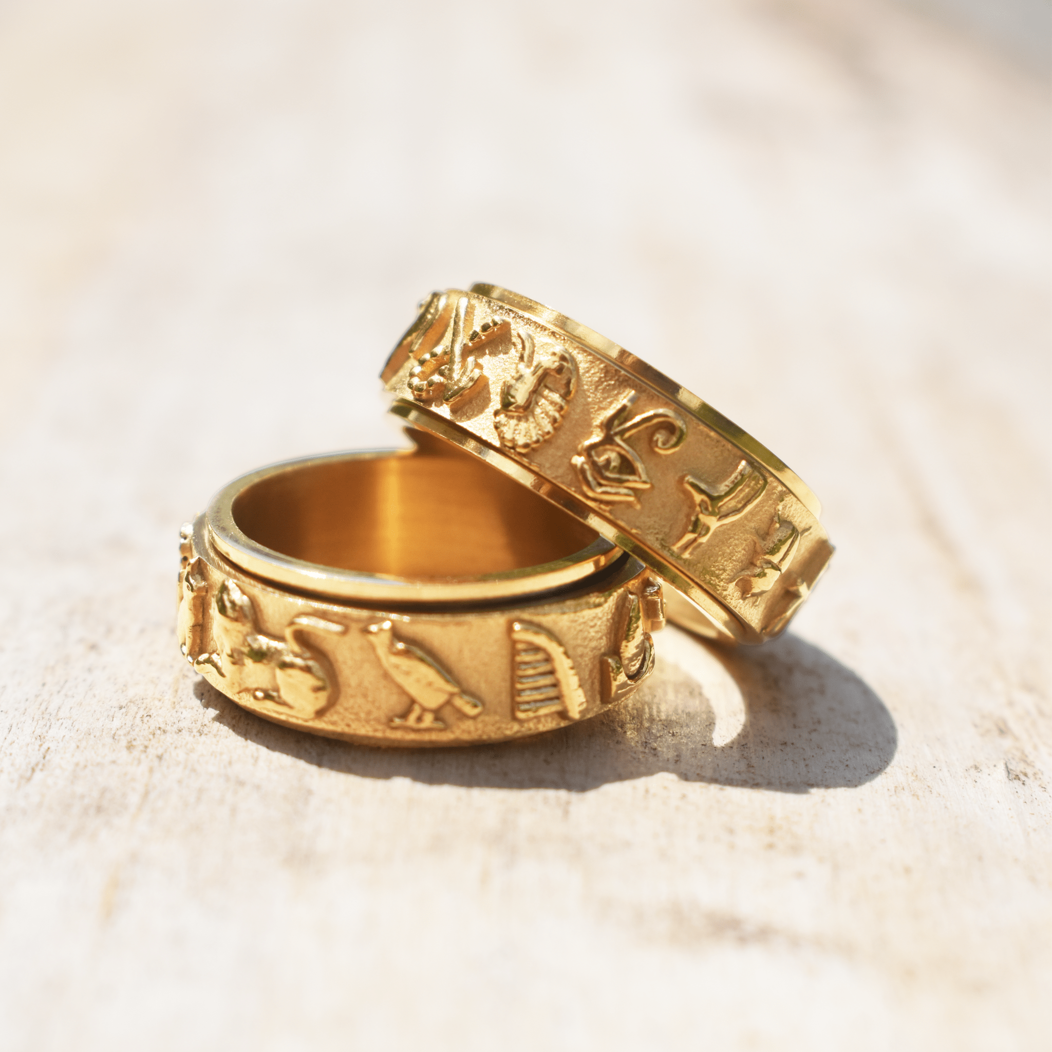 Hieroglyph Halo Ring - BOA PALACE