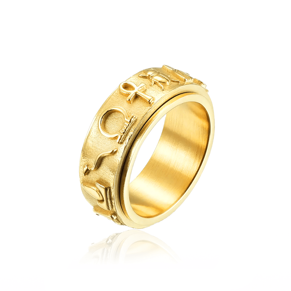 Hieroglyph Halo Ring - BOA PALACE