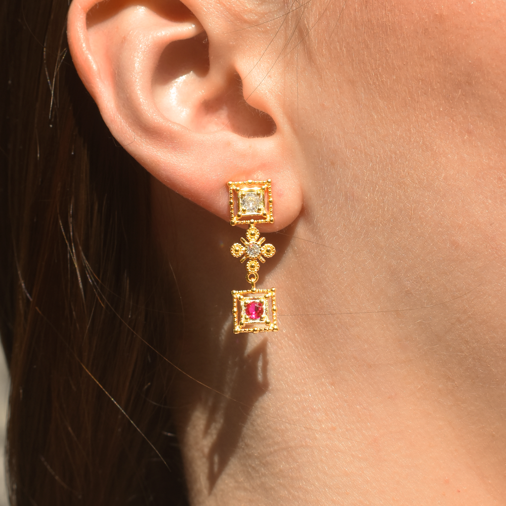 Boucles d'oreilles Gothic Majesty