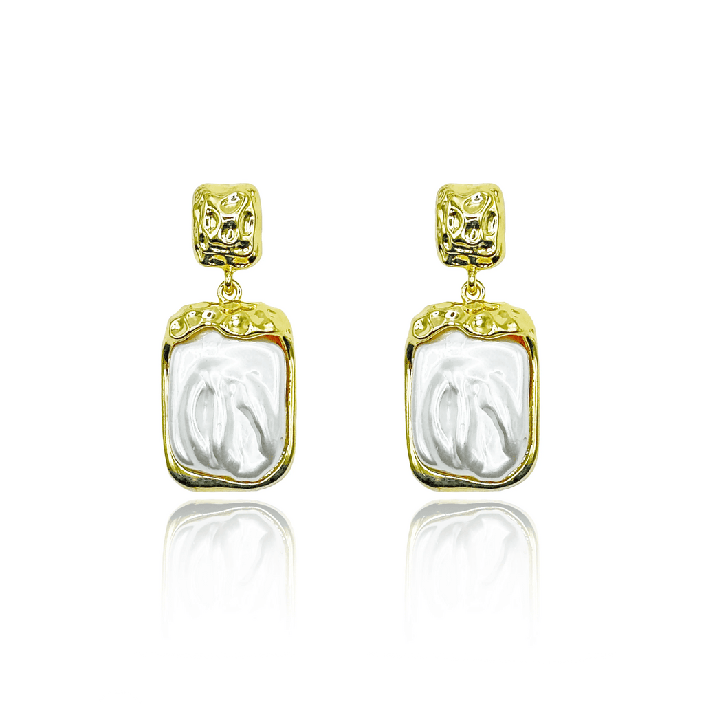 Pearl Sheet Earrings - BOA PALACE