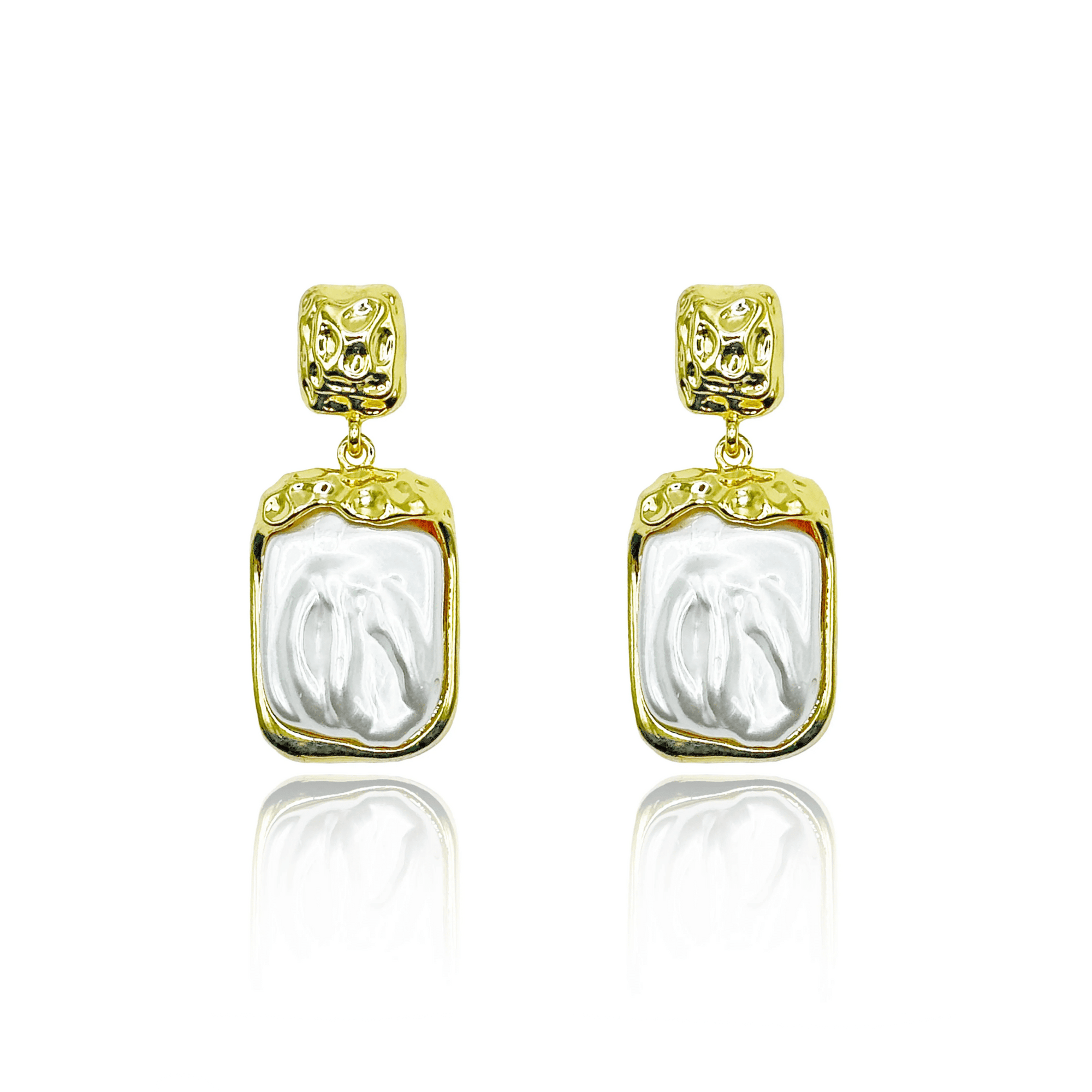 Pearl Sheet Earrings - BOA PALACE