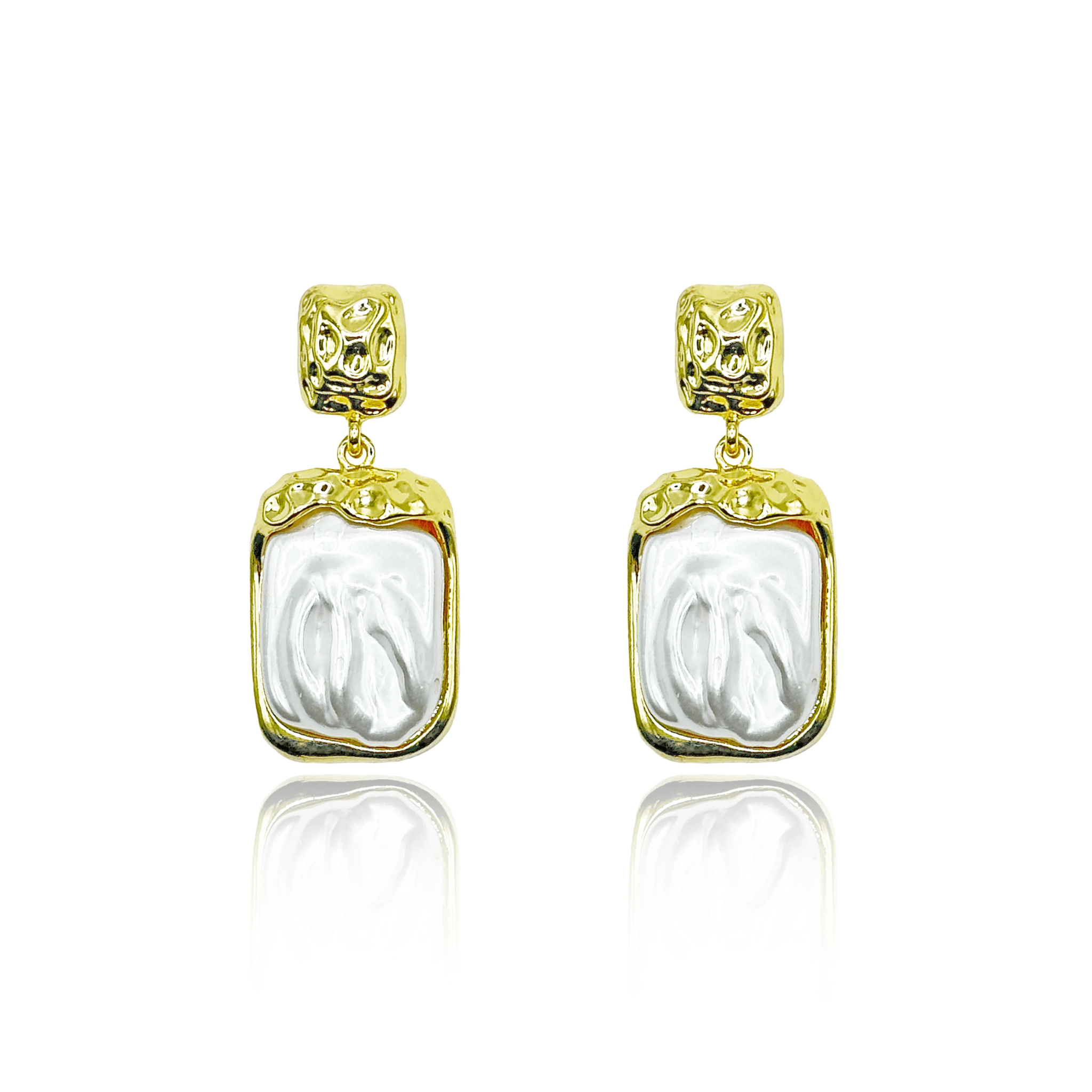 Pearl Sheet Earrings - BOA PALACE