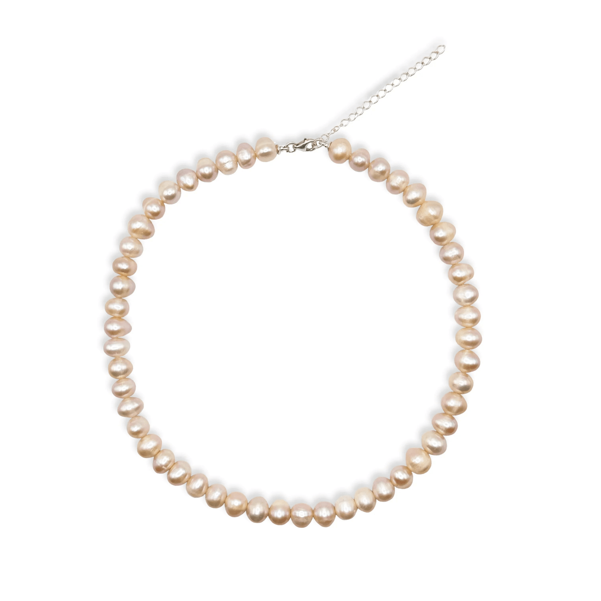 Pink Pearls Choker - BOA PALACE