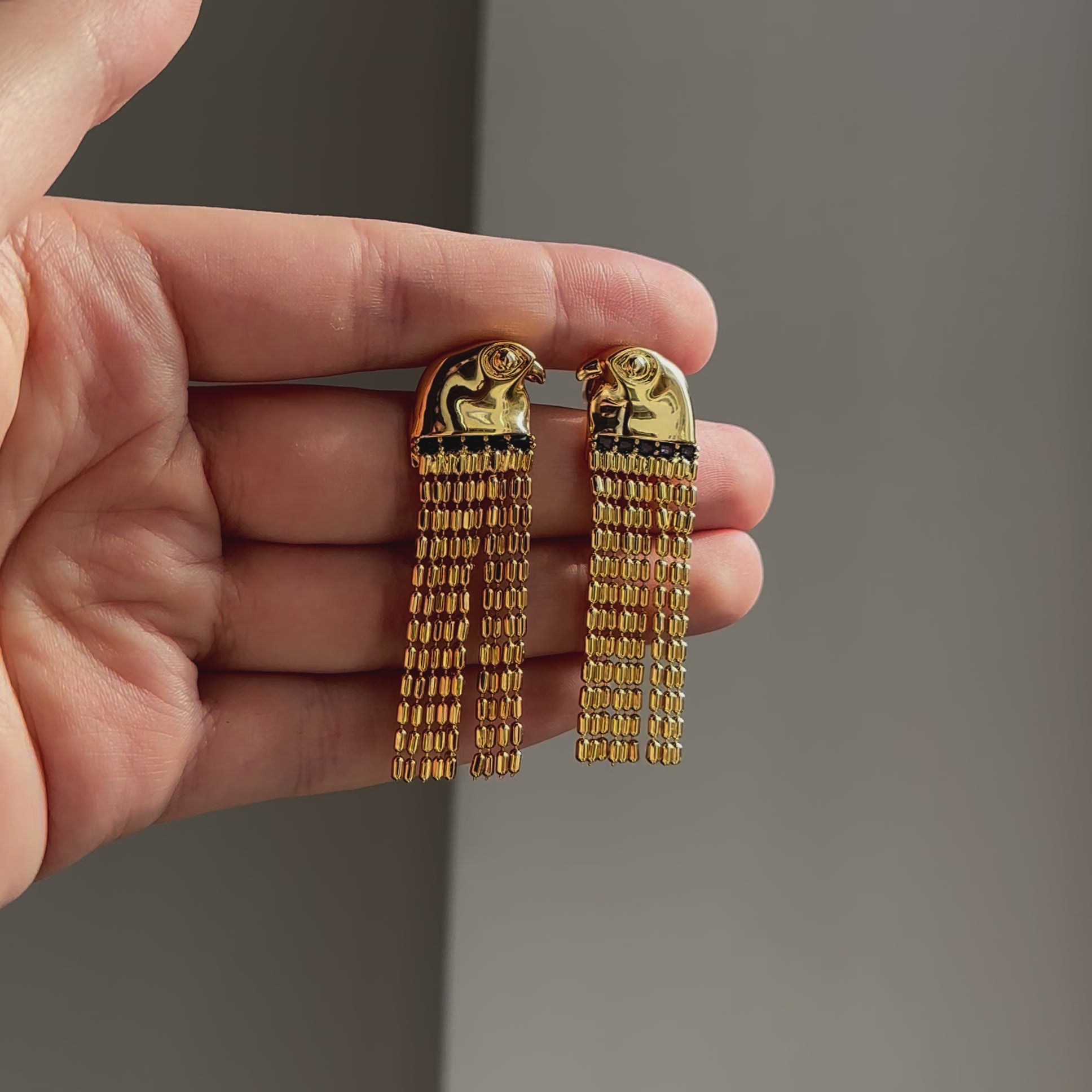 Sacred Horus Drops Earrings