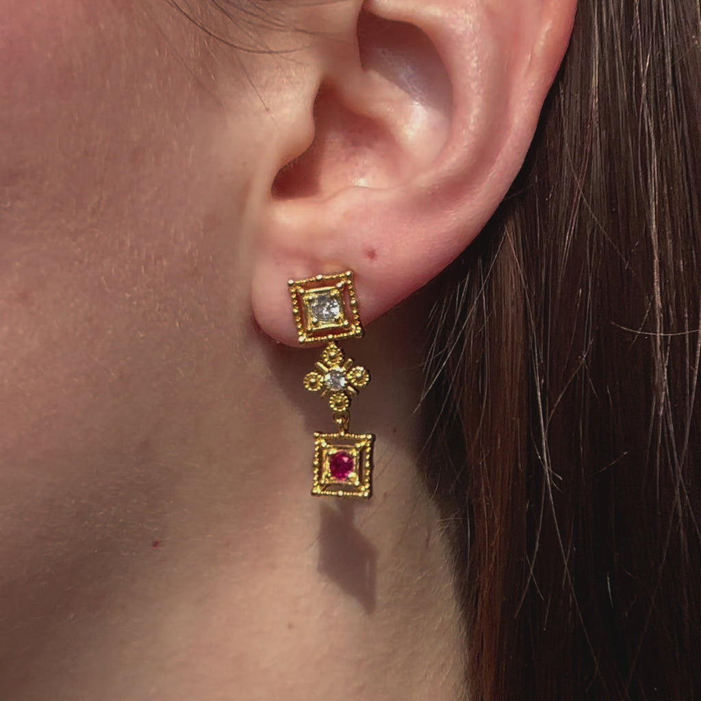 Boucles d'oreilles Gothic Majesty