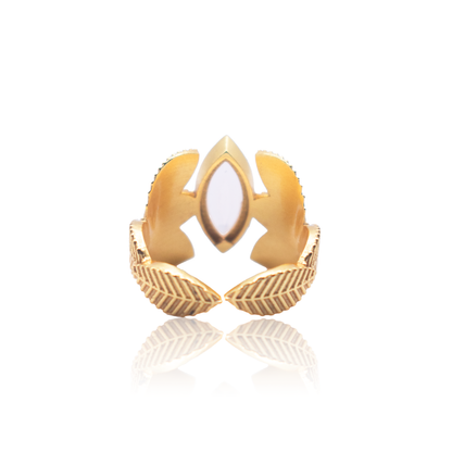 Gold Lotus Bloom Ring