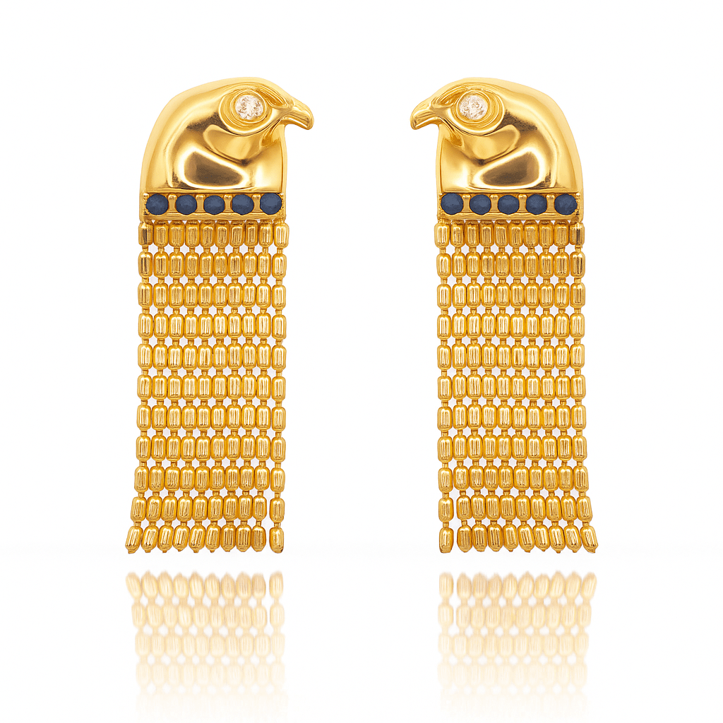 Sacred Horus Drops Earrings - BOA PALACE