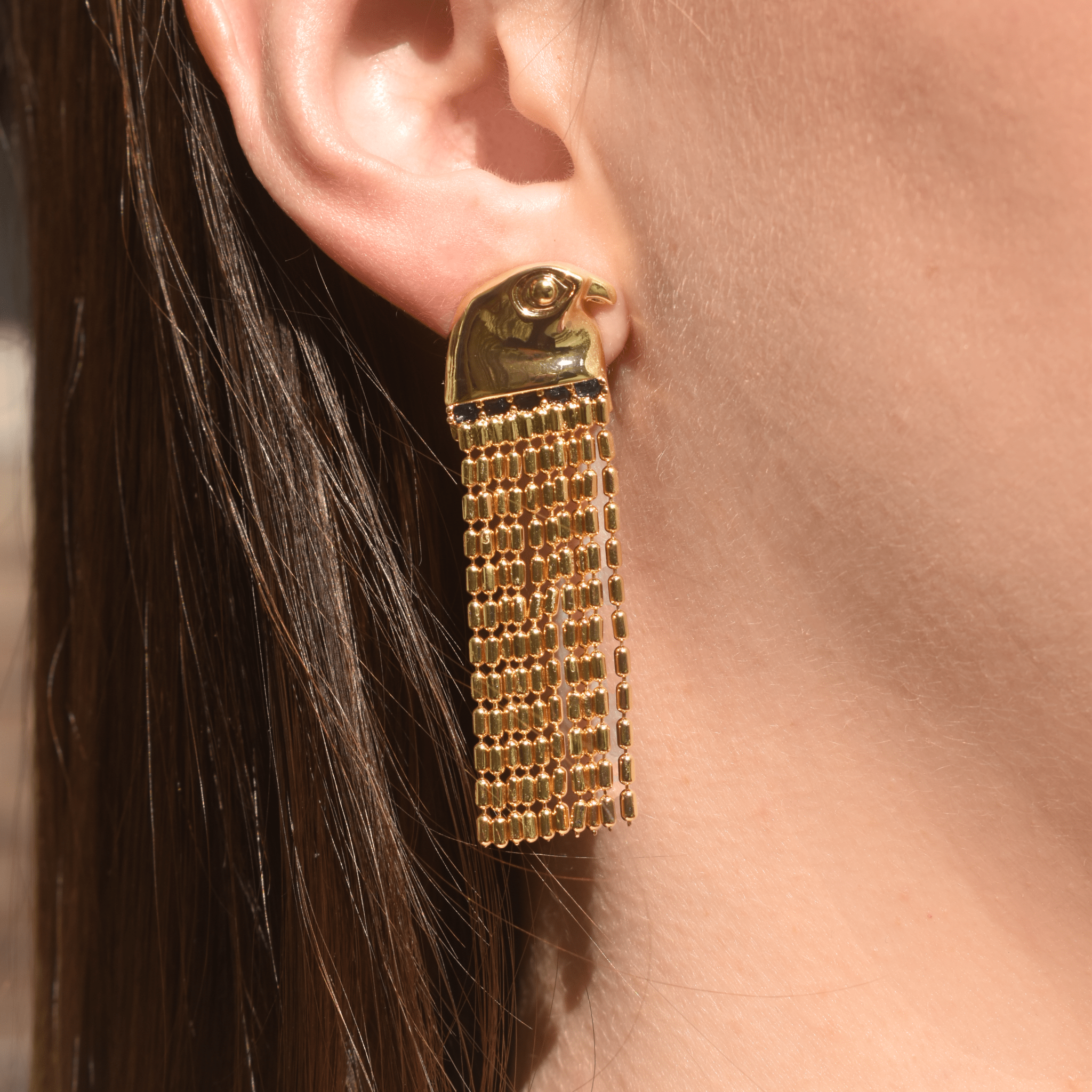 Sacred Horus Drops Earrings - BOA PALACE