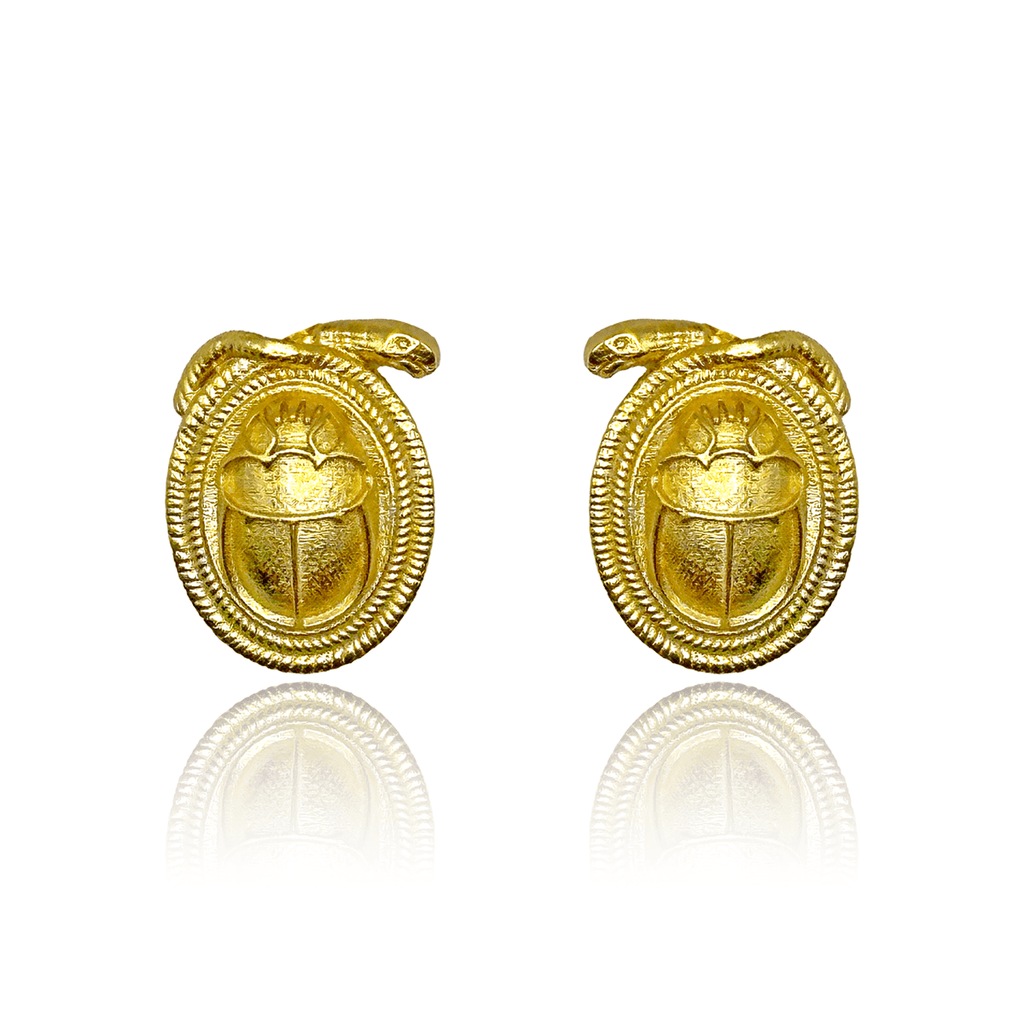 Scarab & Snake Earrings - BOA PALACE