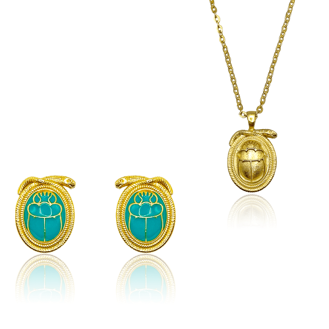 Scarab Snake Jewellery Set - BOA PALACE