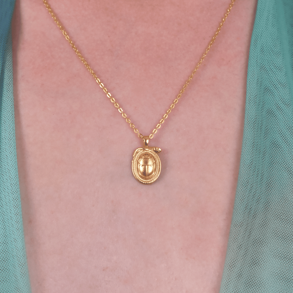 Scarab & Snake Necklace - BOA PALACE