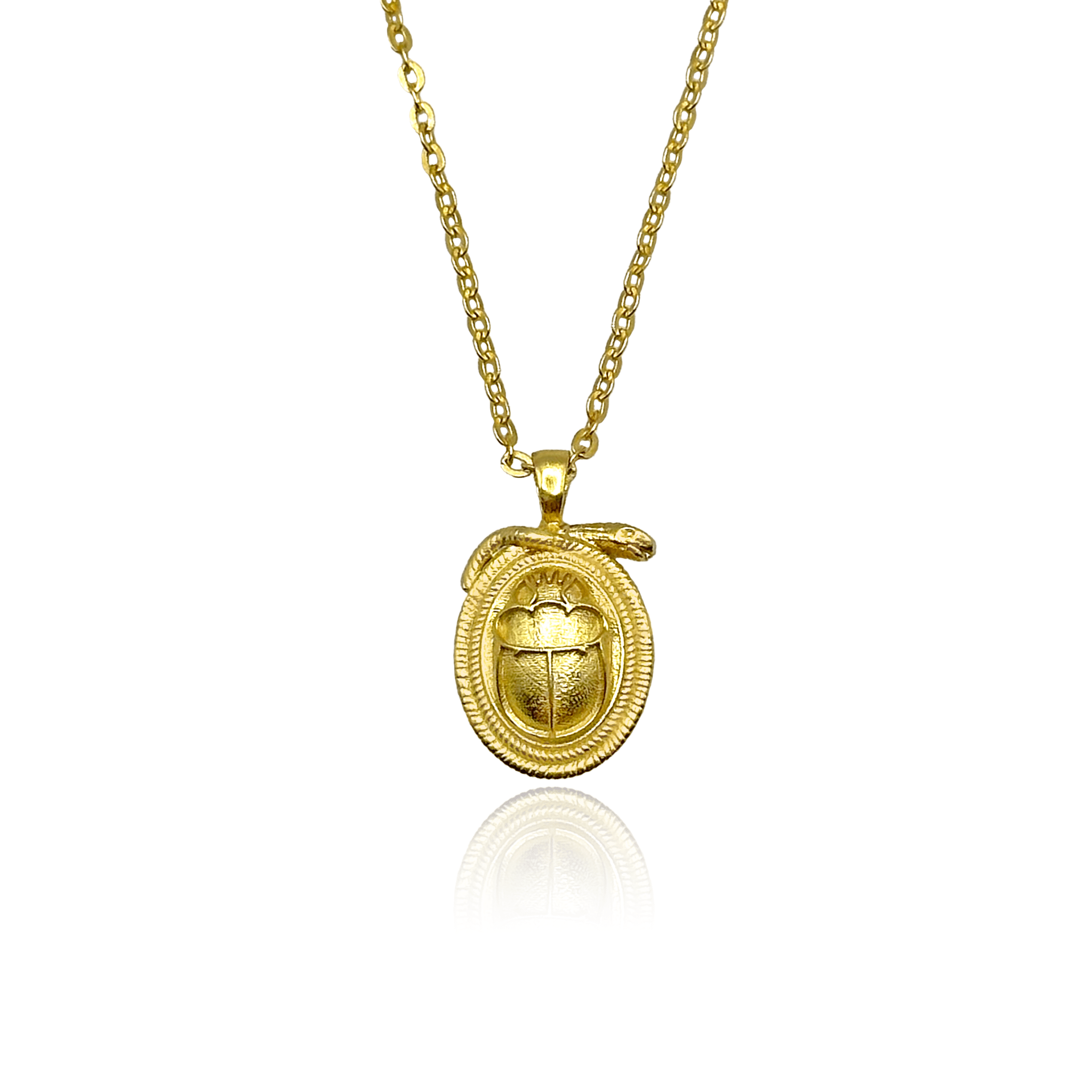 Scarab & Snake Necklace - BOA PALACE