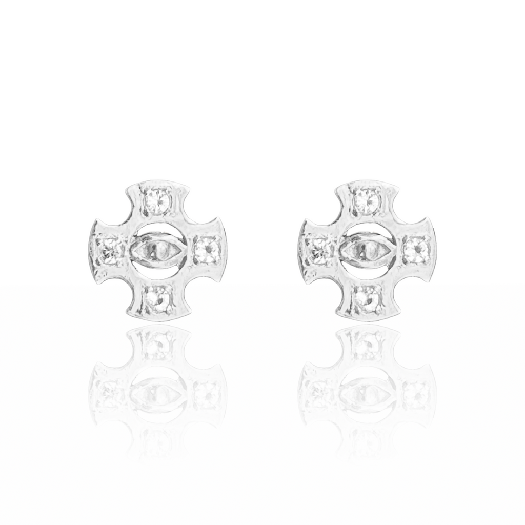 Eye of Providence Earrings | Silver