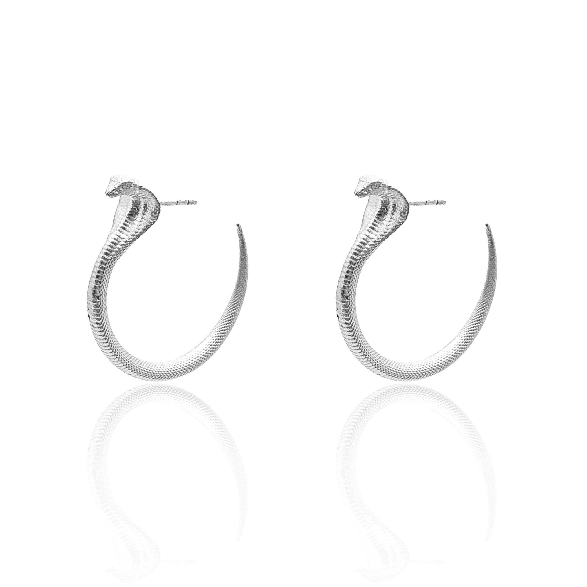 Small Cobra Earrings - BOA PALACE